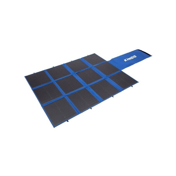 Kings 360W Folding Solar Blanket - Up to 30A of charge at 12V - Grade A PET coated solar cells - Quick Connect Plug