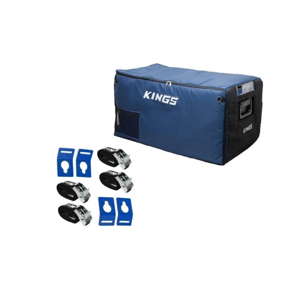 Kings Escape 90 Fridge Cover Insulated+ Fridge Tie Down Straps - (4 Pack)