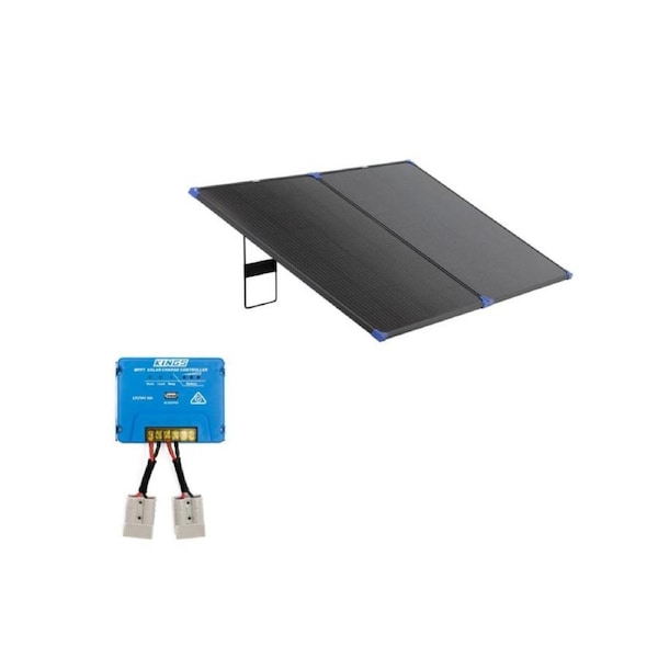Kings 200W Folding Solar Panel Up to 16.67A at 12V+ 20A MPPT Solar Regulator