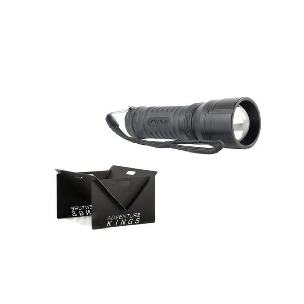 Mini LED Torch upto 508 lumens + Kings Portable Steel Fire Pit