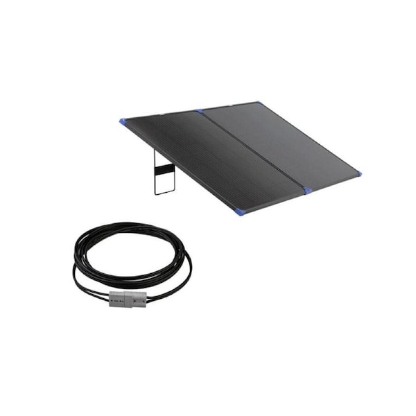 Kings 200W Folding Solar Panel Up to 16.67A at 12V+ 6m Extension Lead