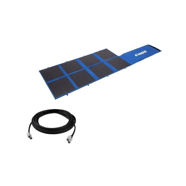 Kings 240W Folding Solar Blanket + 12m Extension Lead