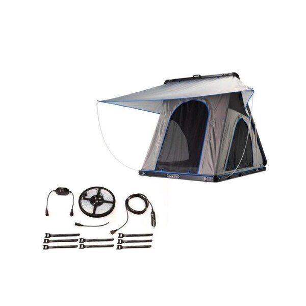 Kings Grand Tourer Lite Roof Top Tent hard shell + 4-Metre 12v LED Strip Light