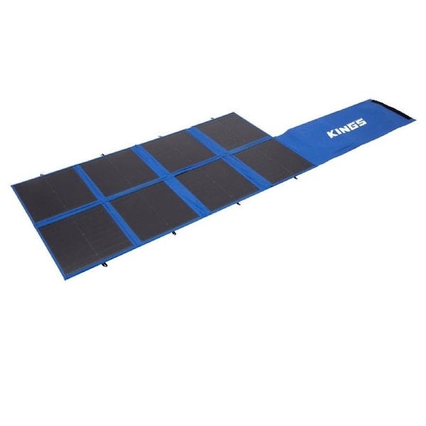 Kings 240W Folding Solar Blanket - Up to 20A of charge at 12V - Grade A PET coated solar cells - Quick Connect Plug