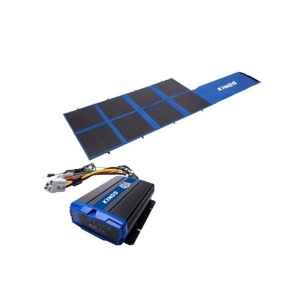 Kings 240W Folding Solar Blanket + 40A DCDC Charger