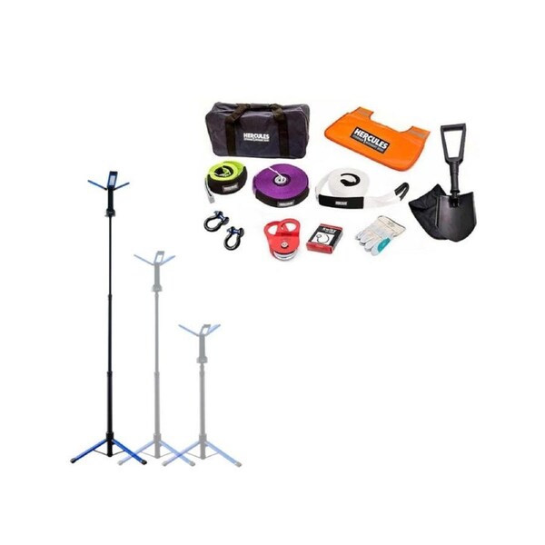 Hercules Complete Recovery Kit - 11-piece + Portable Lithium LED Tripod