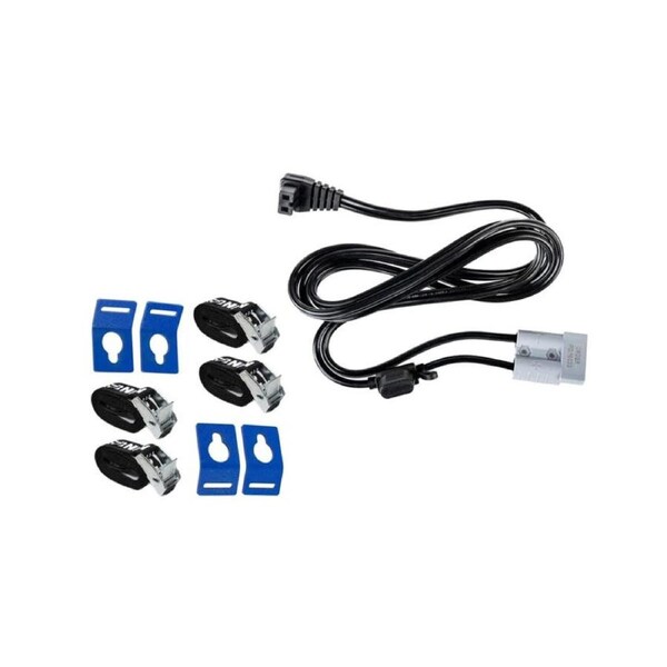 Adventure Kings 1.8m 12v Fridge Cable + Fridge Tie-Down Kit 4 Pack