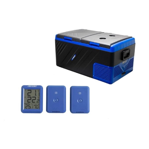 Escape 90 Dual Zone Fridge/Freezer 12/24V camping+ Dual Zone Thermometer