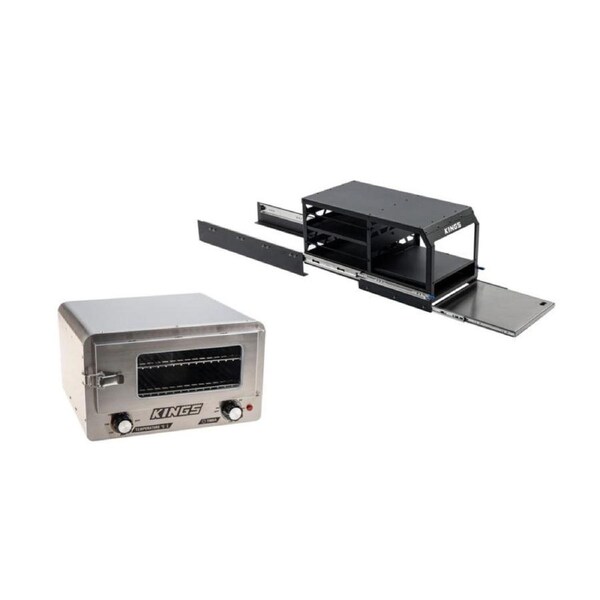 Adventure Kings Pantry Slide + 12v Travel Oven