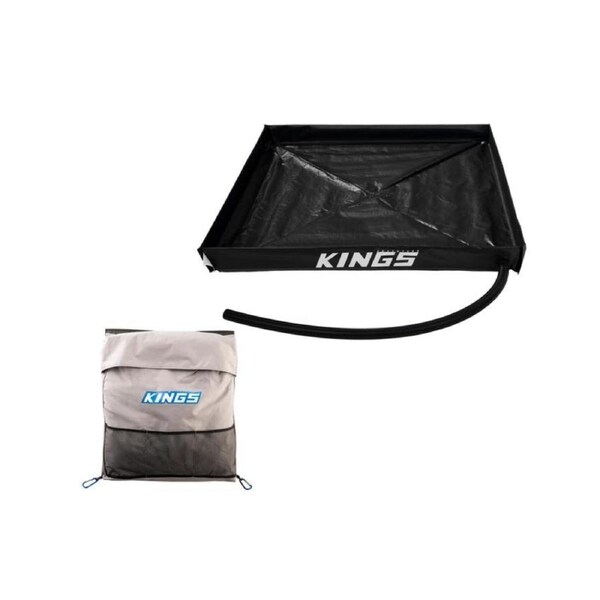 Kings Awning Shower Tent Base 1.05x1.05m + Universal Storage Bag Canvas