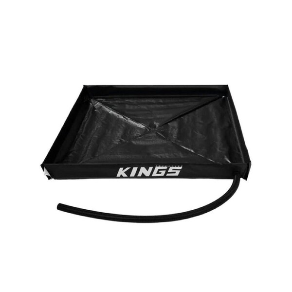 Kings Camping Shower Base - 1.05m x 1.05m - In-Built Frame - Inc. Drain Hose & Storage Bag