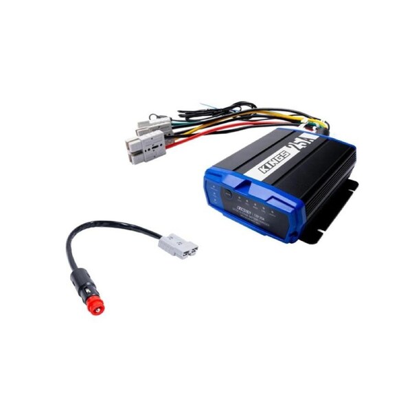 Kings 25A DCDC Charger + Quick-Connect to Cigarette Plug Adapter