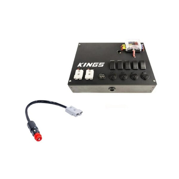 Kings 12V Control Box + Quick-Connect to Cigarette Plug Adapter