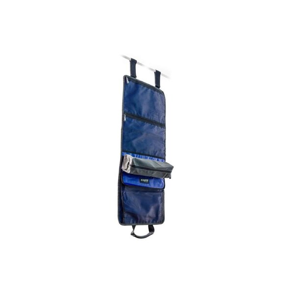 Kings Plus Hanging Camp Caddy - 5 Separate Compartments - 370GSM Grey Canvas - Hanging Design - Shower Caddy