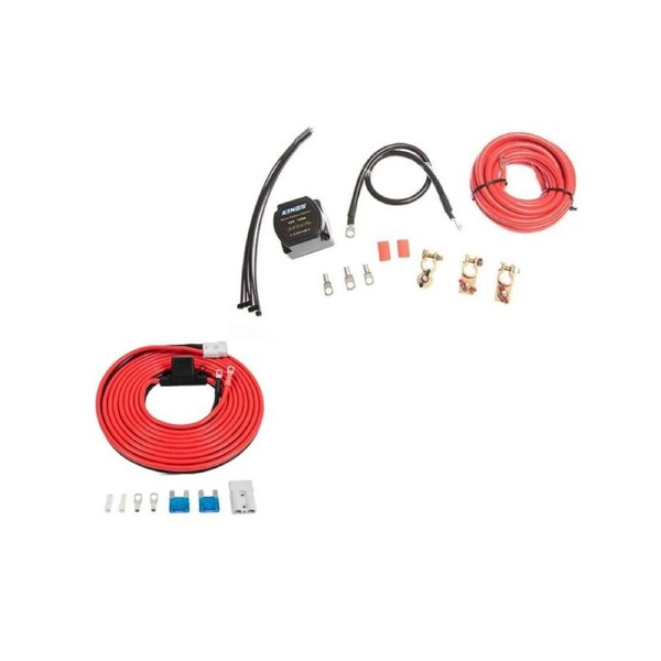 Kings Dual Battery System -Smart Isolator + 50A Wiring Kit 6AWG 16mm2 6m