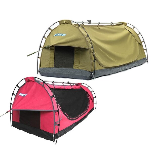Adventure Kings His and Hers Deluxe Single Camping Swags