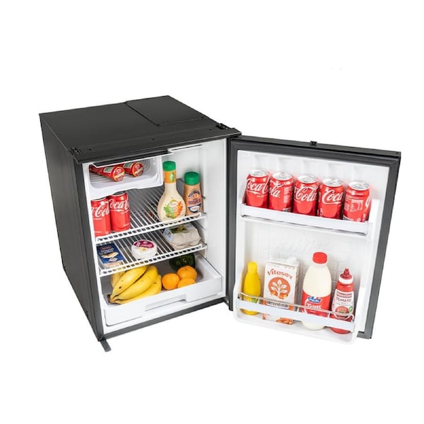 Kings 85L Upright Fridge/Freezer 12V or 24V Reversible Front-opening Door Camping Picnic Outdoor