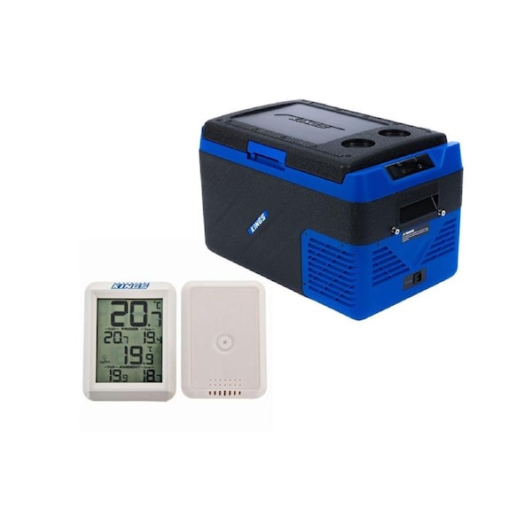 Kings Escape 30 Portable camping Fridge / Freezer + Wireless Thermometer