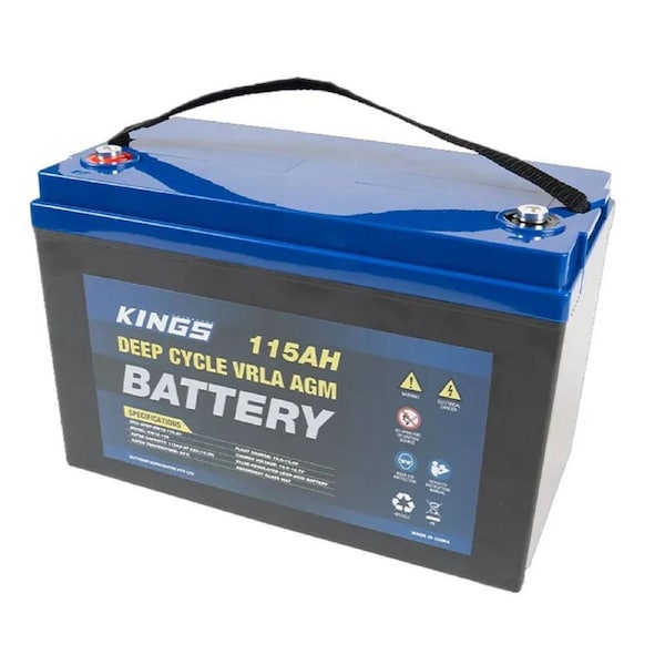 KINGS 115AH 12V AGM DEEP CYCLE BATTERY