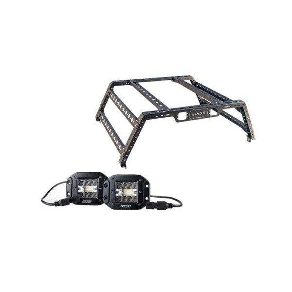 Kings Universal Tub Rack with Flush Mount Work Lights Pair