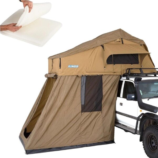 Kings Tourer Roof Top Tent + 4-Man Annex + Anti-Condensation Mat