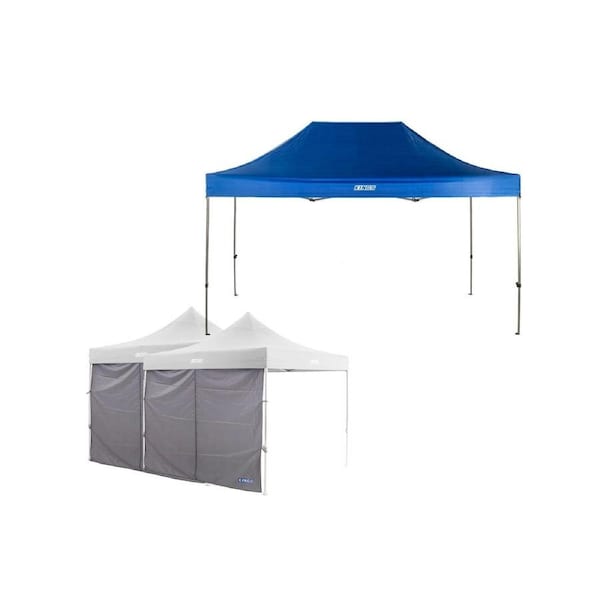 KINGS 4.5x3m Gazebo + 2x Gazebo Side Wall 2.85x2.85m Waterproof Fits Most Gazebos