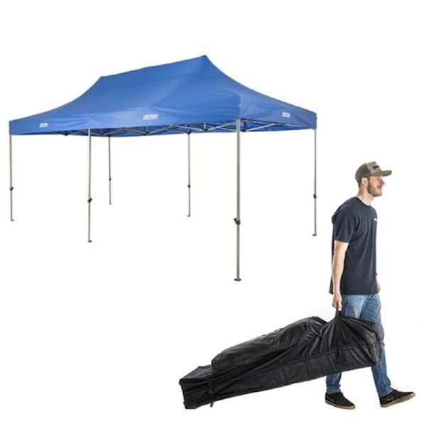 Adventure Kings Gazebo 6m x 3m + 6mx 3m Wheeled Gazebo Bag Tough base