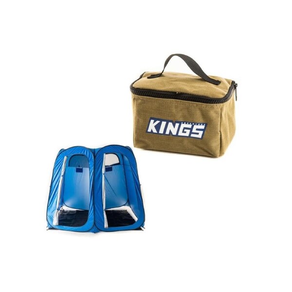 Adventure Kings Toiletry Canvas Bag Camping Storage + Double Ensuite Shower Tent
