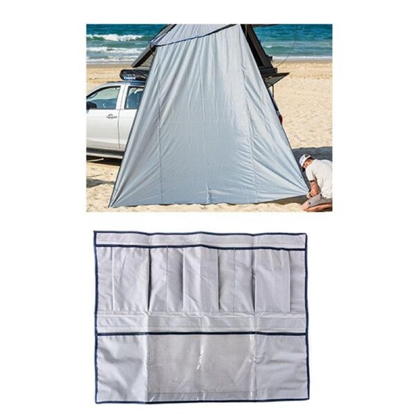 KINGS Grand Tourer Alloy Rooftop Tent Internal Storage Pocket + Awning Wall 4WD