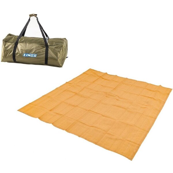 Adventure Kings Single Swag Polyester Bag + Mesh Flooring 3m x 3m Camping Mat