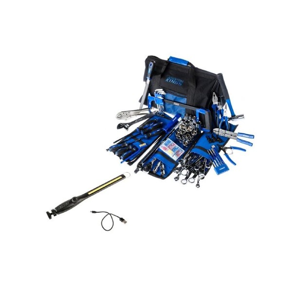 Adventure Kings Big Daddy Bush Mechanic Toolkit + Rechargeable LED Work Light