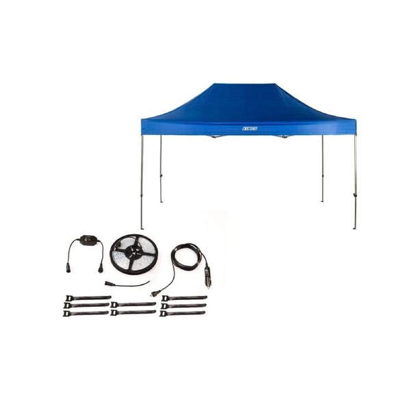 Adventure Kings 4.5x3m Portable Gazebo + Illuminator 4m MAX LED Strip Light