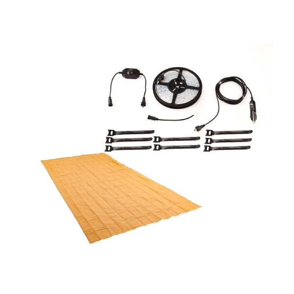 Illuminator 4m MAX LED Strip Light + - Adventure Kings Mesh Flooring 5m x 2.5m