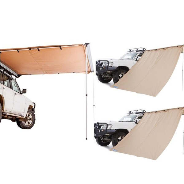 Adventure Kings Side Awning 2x3m for all vehicles +2xAwning Side Wall Waterproof