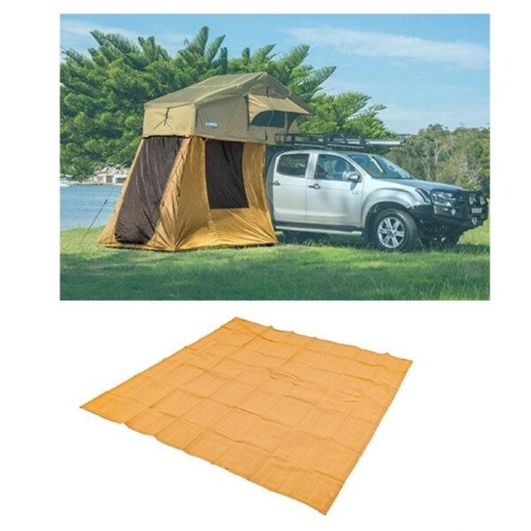 Adventure Kings Roof Top 4 man Annex ONLY + 3m x 3m Camping Mesh Flooring 4WD