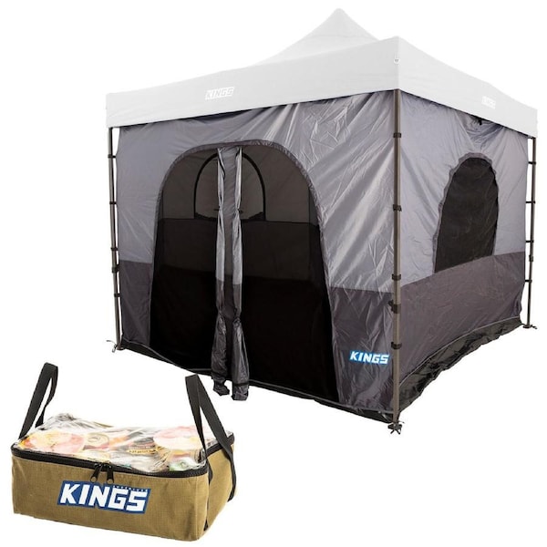 Adventure Kings Gazebo Tent Camping Outdoor + Clear Top Canvas Bag Storage 4WD