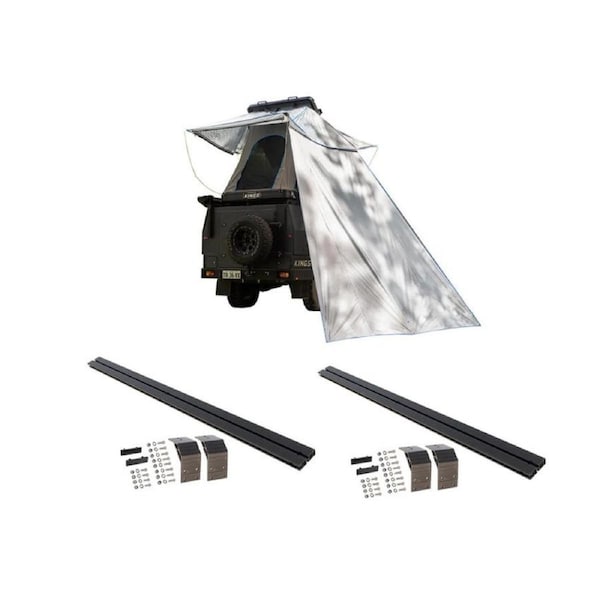 Grand Tourer RTT Pair of Alloy Cross Bars + Awning Wall for Grand Tourer RTT 4WD