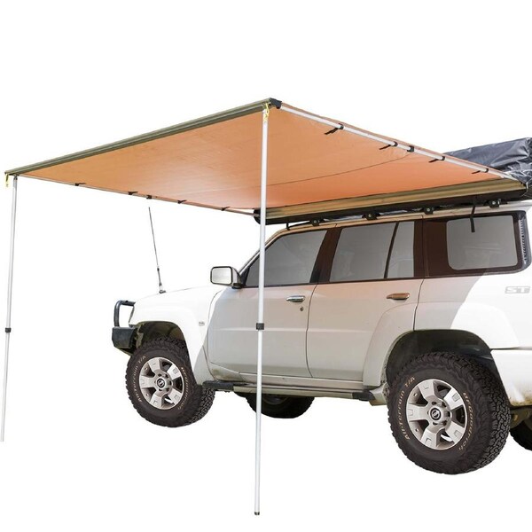 Adventure Kings 2.5x2.5m 4WD SUV Car Side Awning UPF50+ Waterproof Camping Shade