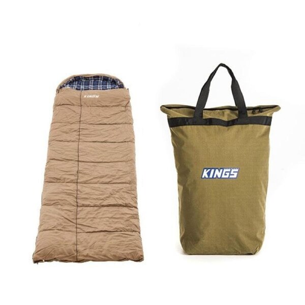 Premium Sleeping bag -5°C Degrees Celsius Right Zipper + Doona Pillow Canvas Bag