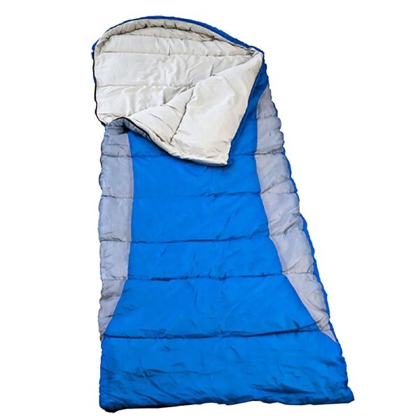 Adventure Kings Hooded Sleeping Bag Right Hand Zipper Rated to -2° 2400mmx900mm