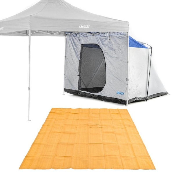 Adventure Kings Gazebo Hub Camping Outdoor + Mesh Flooring 3x3m Portable Folding