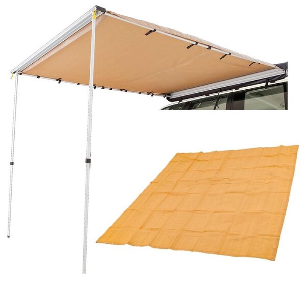 Adventure Kings Premium Awning 2mx3m all vehicles + Mesh Flooring 3mx3m Camping