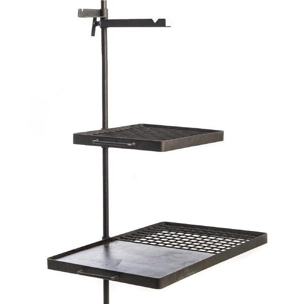 Adventure Kings KINGS Campfire Cooking Grill BBQ Combo Swing-Away w/ Billy Arms