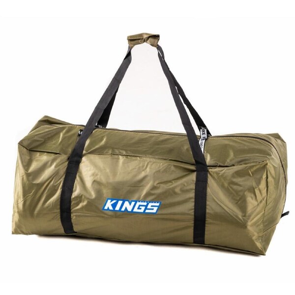 KINGS Deluxe Single Swag Bag 350GSM PVC-Coated 210D Polyester Zippers