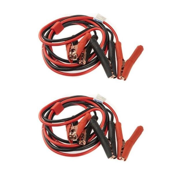 2 x Adventure Kings Heavy Duty 750A 3.5m Jumper Leads Car Booster Cable 4WD SUV