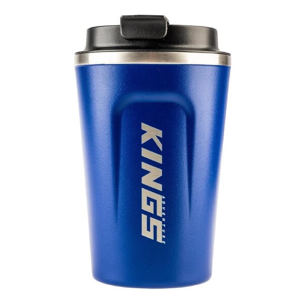 KINGS 380ml Vacuum Travel Mug Double wall Insulated Stainless Steel For Hot & Cold Drinks