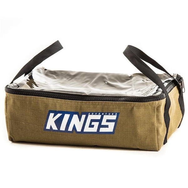 Adventure Kings Clear Top Heavy-duty Canvas Bag 400GSM Weather Resistant Storage 15 x 40 x 25 cm