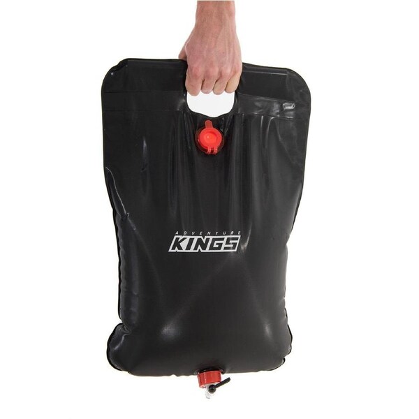 Adventure Kings 20L Portable Camping Shower Bag Solar Heated Water Pipe Outdoor