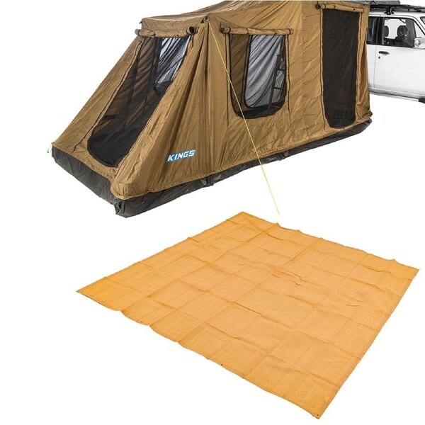 KINGS 6-man Annex ONLY for Roof Top Tent + Camping Mesh Flooring 3m x 3m Outdoor