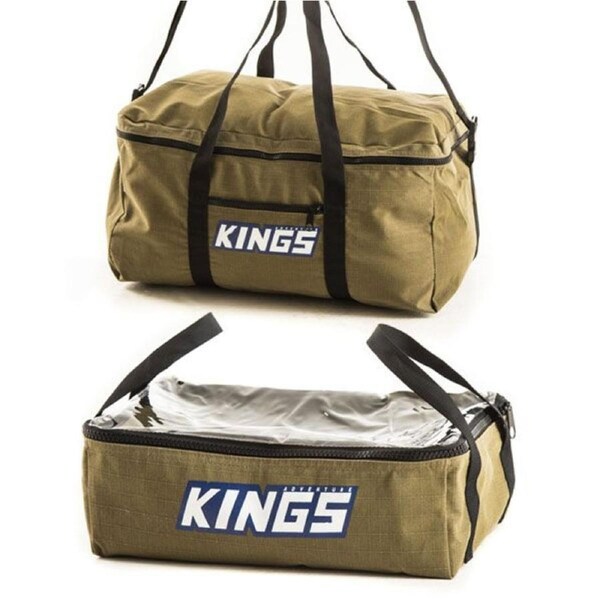 Adventure Kings Clear Top Canvas Bag Storage + Heavy Duty Tough Travel Bag 4WD